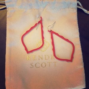 Kendra Scott red Sophee earrings